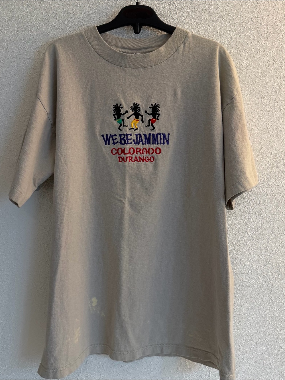 We Be Jammin Colorado Durango Beige Graphic Tee
